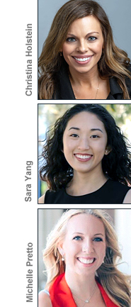 Christina Holstein, Sara Yang and Michelle Pretto