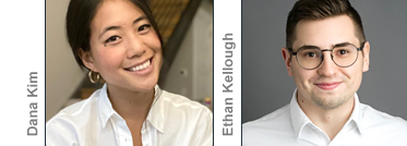 Dana Kim and Ethan Kellough