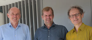 From left to right: Roland Herterich, Bernd Wachter, Norbert Schell