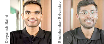 Divyansh Saini and Shubhankar Srivastav