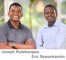 Joseph Rutakangwa and Eric Sewankambo