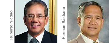 Ruperto Nicdao and Herman Basbano