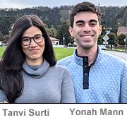 Tanvi Surti and Yonah Mann