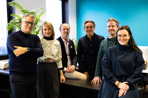 Pictured: from right to left Thierry Lescrauwaet, Karine Steculorum, Ignace Cosaert, Wim Hamaekers, Jasper Scheir, Julie Dumoulin