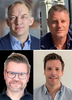 Dr. Kai Geertsema, Patrick Bruin, Henrik Nielsen and Steve Groom