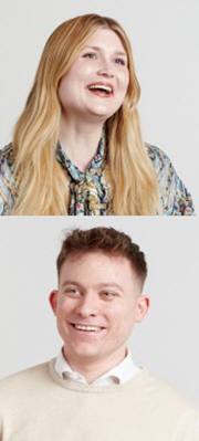 Carolina Starkhammar and Kieran Collins