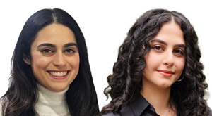 Lindsay Schwartz and Nida Farhoud