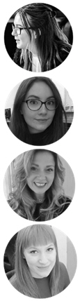 Hayley Kingston, Julia Fellow, Katie Brown, Vitalija Narstyte