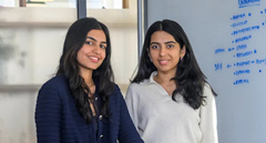 Spur co-founders Sneha Sivakumar and Anushka Nijhawan