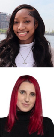 Kamaya Lenard and Hannah Rogers