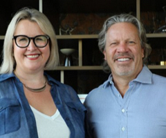 Esther Nzenza and Brent Herspiegel