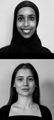 Rahma Mohamed and Elena Donoaga