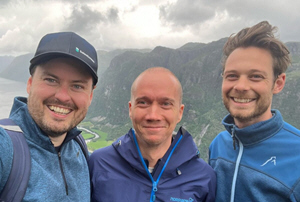 Sindre Haaland, Øystein Heimark and Marius Ekerholt