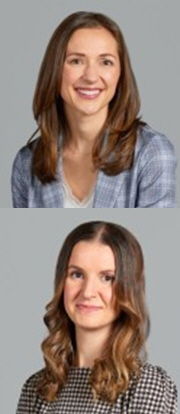 Katie Miserany and Sabrina Leblanc