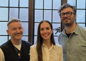 Disrupt founders and Sandy McDougall