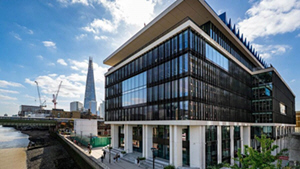 The new hub building at One Southwark Bridge