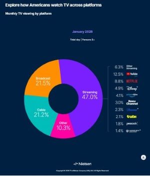 The Gauge - January stats, copyright Nielsen 2026