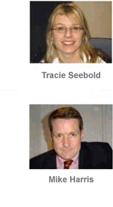 Tracie Seebold and Mike Harris
