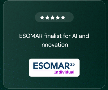Consistently nominated and featured as a top DIY research platform globally