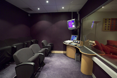 Big Lab's viewing room